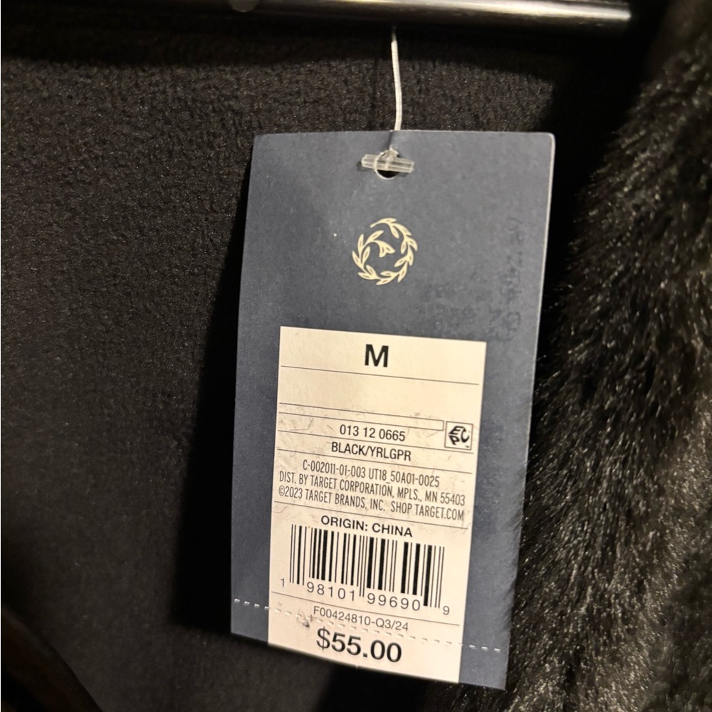 Universal Thread Black Teddy Jacket Plush Boxy Si… - image 3